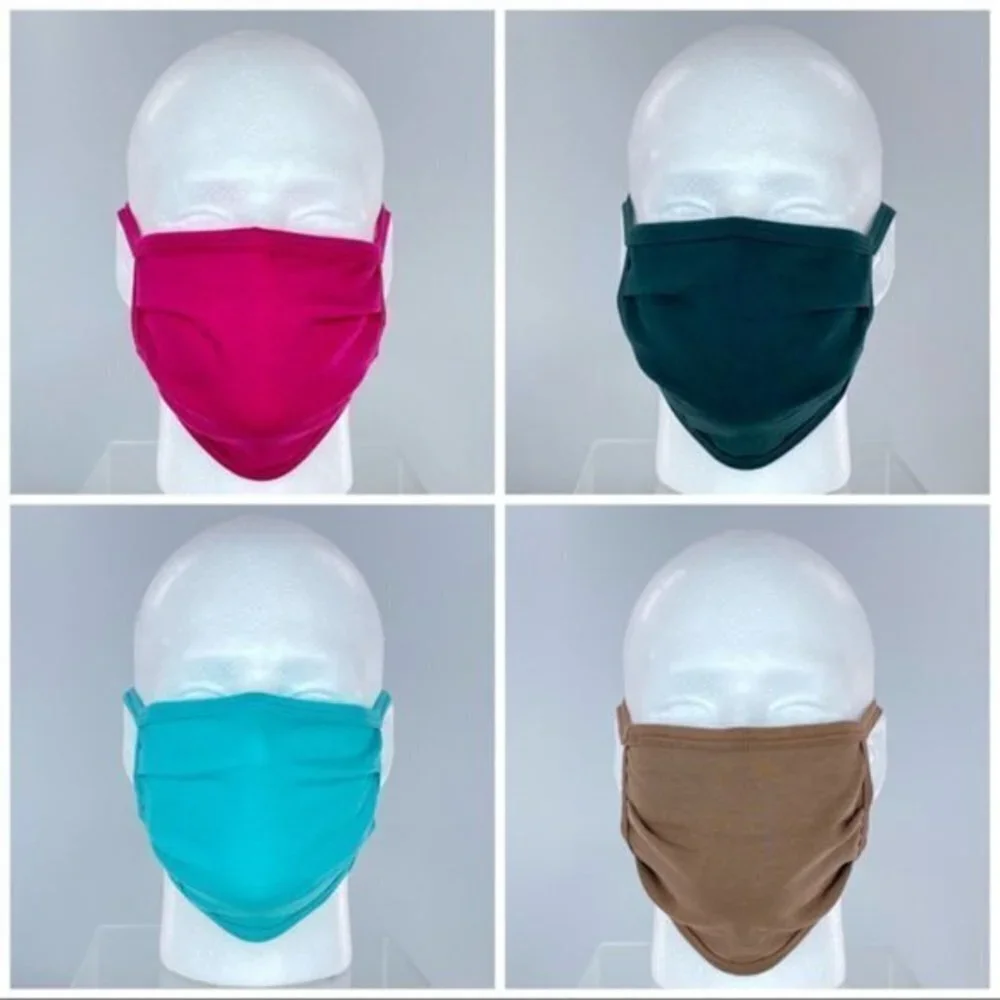 WASHABLE POLY & COTTON MASK New In Package • 27 P